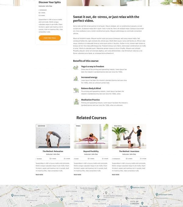 Yogakit Yoga Meditation Elementor Template kit - Image 8