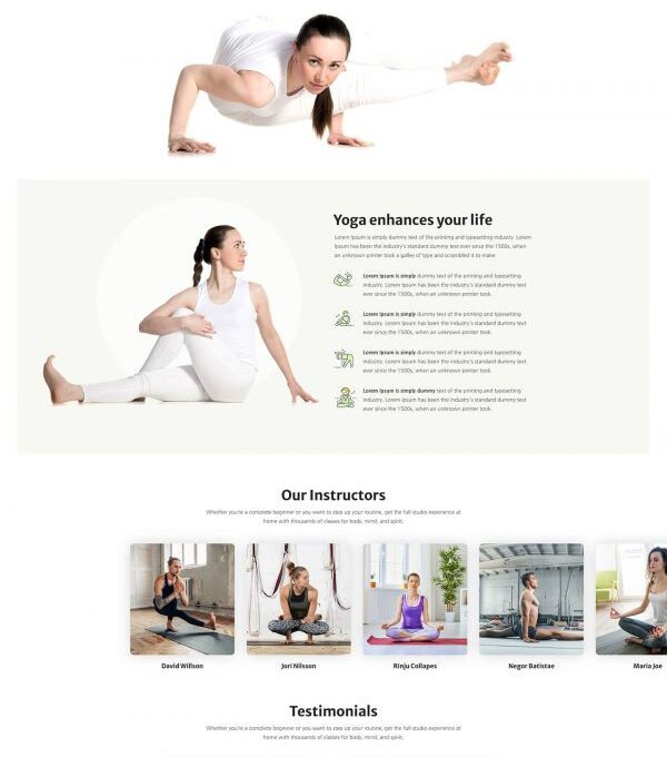 Yogakit Yoga Meditation Elementor Template kit - Image 5