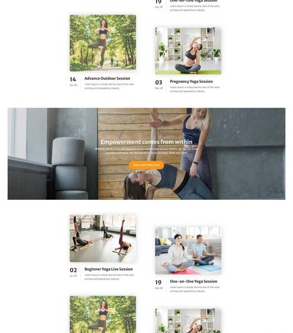 Yogakit Yoga Meditation Elementor Template kit - Image 9